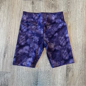 Mondetta Women's Purple Floral Capris
